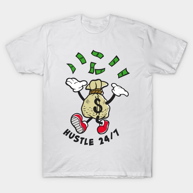 Hustle Hard T-Shirt by Chris Nixt